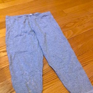 Gray Children’s Place Leggings with lace cuffs